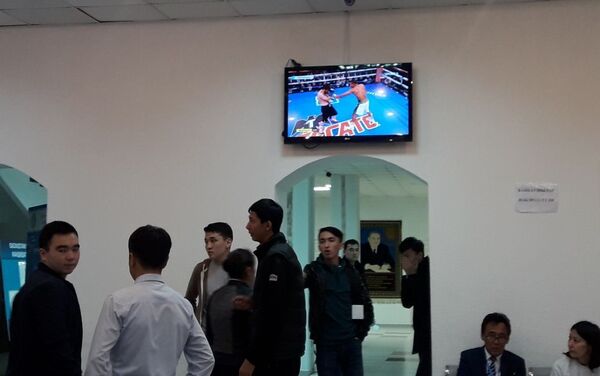 Вечер бокса, на котором пройдет бой Геннадия Головкина и Стива Роллса, показывают на избирательных участках  - Sputnik Казахстан
