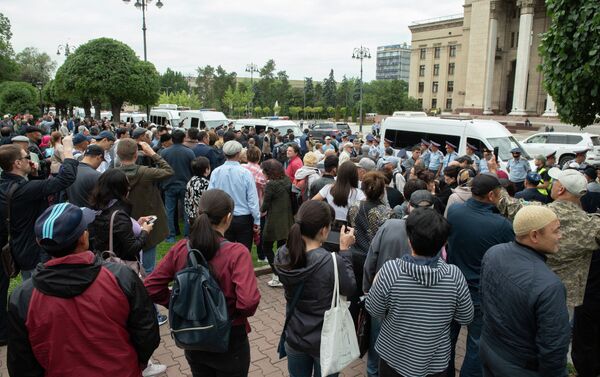 Задержания в Алматы во время митинга - Sputnik Казахстан