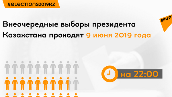 Явка избирателей на выборах президента Казахстана на 22:00 - Sputnik Казахстан