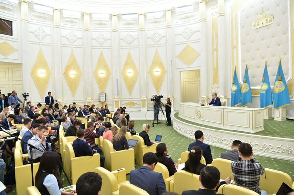 Тоқаев сайлаудағы жеңісінен кейін мәлімдеме жасады - Sputnik Қазақстан