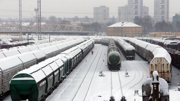 Поезда зимой. Архивное фото - Sputnik Казахстан