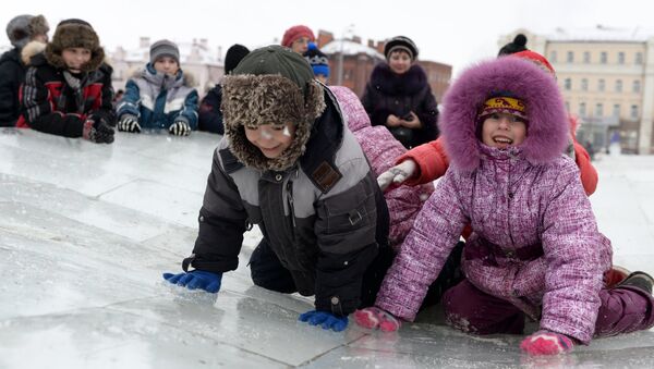 Дети зимой - Sputnik Казахстан