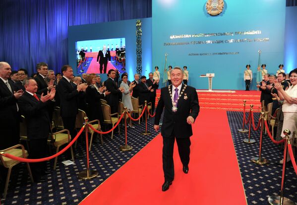 Инаугурация президента Казахстана Нурсултана Назарбаева, 2011 год  - Sputnik Қазақстан