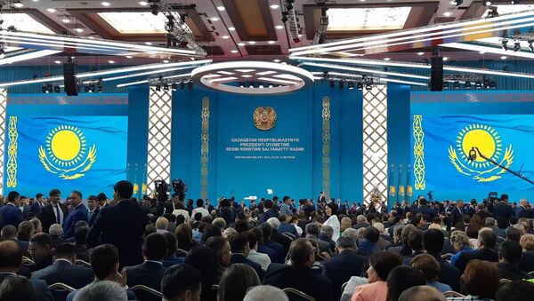 Шанырак установлен в зале, где пройдет инаугурация избранного президента - Sputnik Казахстан