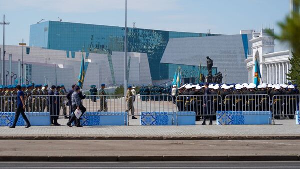 Ситуация у Дворца Независимости, где пройдет инаугурация президента РК - Sputnik Казахстан