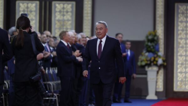Нурсултан Назарбаев на инаугурации избранного президента Казахстана Касым-Жомарта Токаева, 12 июня 2019 года - Sputnik Казахстан