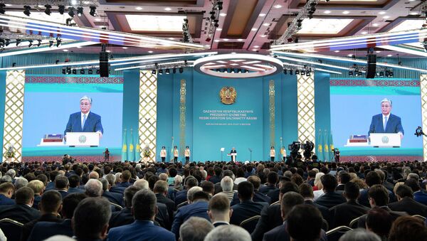 Инаугурация избранного президента Казахстана Касым-Жомарта Токаева проходит 12 июня 2019 года - Sputnik Казахстан