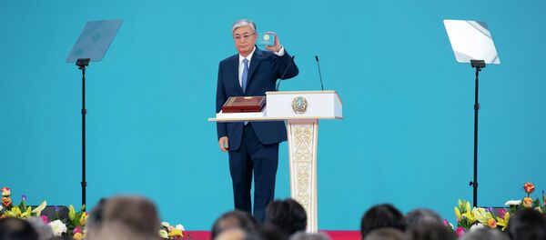 Инаугурация избранного президента Казахстана Касым-Жомарта Токаева проходит сегодня, 12 июня, в столице Казахстана во Дворце Независимости - Sputnik Казахстан