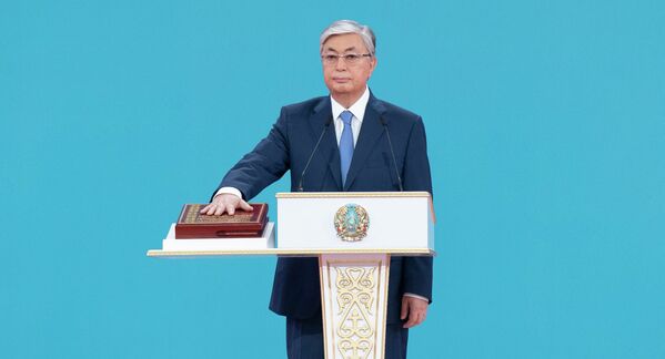Инаугурация избранного президента Казахстана Касым-Жомарта Токаева проходит сегодня, 12 июня, в столице Казахстана во Дворце Независимости - Sputnik Қазақстан