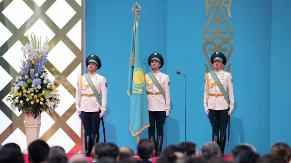 Торжественная церемония официального вступления Касым-Жомарта Токаева в должность Президента Республики Казахстан, парадный расчет - Sputnik Казахстан