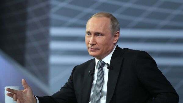 Прямая линия с президентом РФ В. Путиным - Sputnik Қазақстан