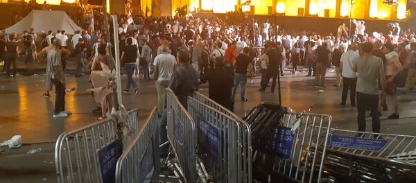 Акция протеста у здания парламента Грузии - Sputnik Казахстан