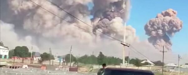 Мощный взрыв произошел в Арыси - Sputnik Казахстан