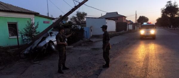  Бойцы Национальной гвардии круглосуточно обеспечивают надежную охрану общественного порядка и безопасности на улицах города Арысь - Sputnik Казахстан