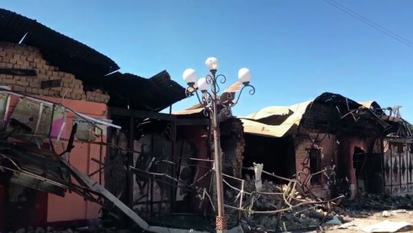 Разрушенные взрывами улицы Арыси - Sputnik Казахстан