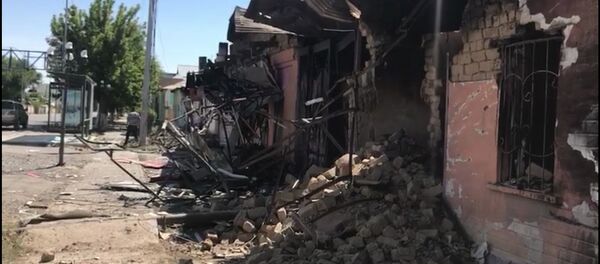 Разрушенные взрывами улицы Арыси - Sputnik Казахстан