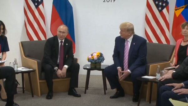 Встреча Владимира Путина и Дональда Трампа в Осаке - Sputnik Казахстан