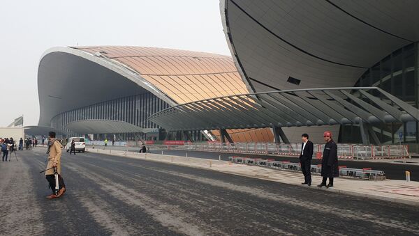 Новый международный аэропорт Пекина Дасин - Sputnik Казахстан