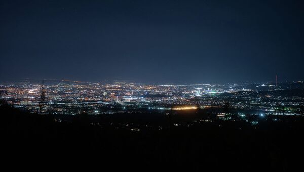 Ночной город, архивное фото - Sputnik Казахстан