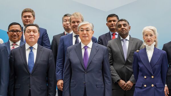 Президент Токаев на открытии здания Суда и Международного арбитражного центра МФЦА - Sputnik Казахстан