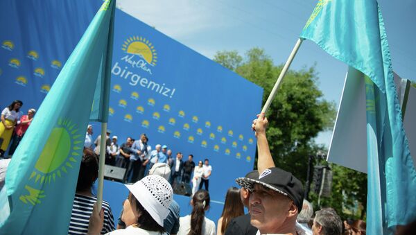 Мирный митинг против провокаций и войны в Алматы, архивное фото - Sputnik Қазақстан