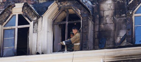 Ситуация после пожара в ЖК Британский квартал - Sputnik Казахстан