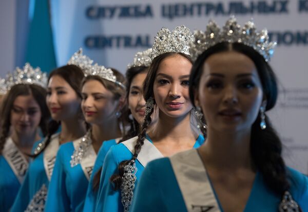 Участницы конкурса Мисс Казахстан-2016 - Sputnik Казахстан