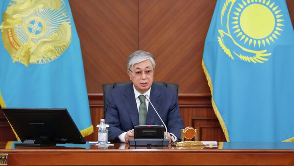 Президент Казахстана Касым-Жомарт Токаев на расширенном заседании правительства - Sputnik Қазақстан