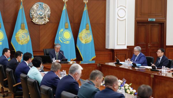 На расширенном заседании правительства - Sputnik Казахстан