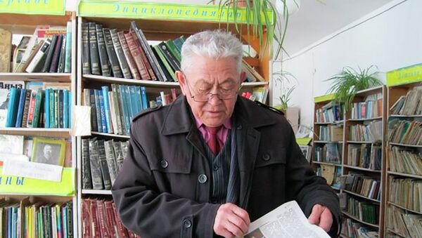 Писатель, составитель кроссвордов и краевед Калибек Алтыбаев - Sputnik Казахстан