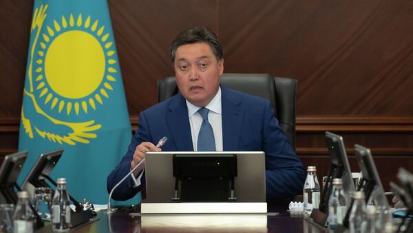 Премьер-министр Казахстана Аскар Мамин - Sputnik Казахстан