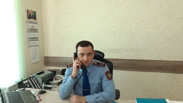 Заместитель начальника департамента полиции города Нур-Султан Рустам Шарибаев - Sputnik Казахстан
