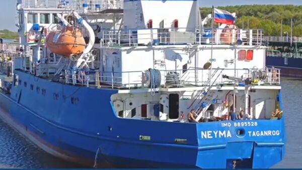 Российский танкер Nika Spirit (NEYMA), задержанный в Измаиле - Sputnik Казахстан