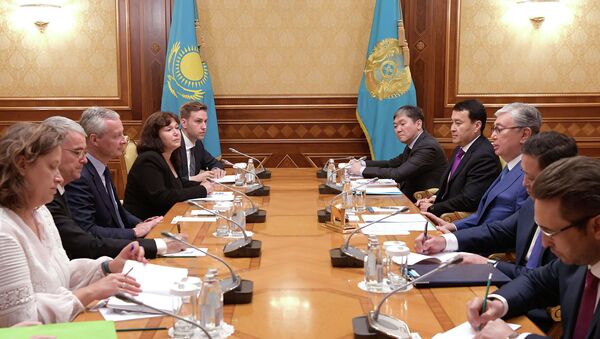 Президент Казахстана Касым-Жомарт Токаев принял министра экономики и финансов Франции Бруно Ле Мэра - Sputnik Казахстан