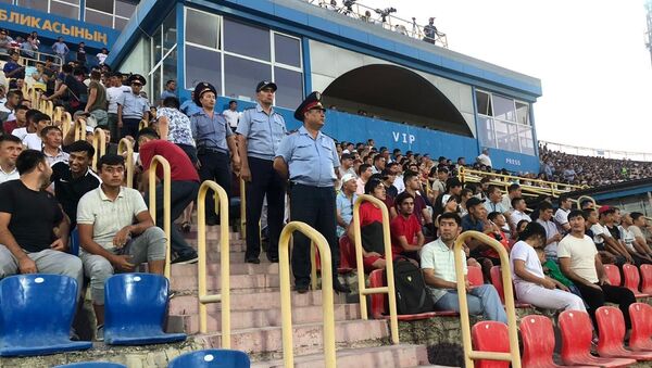 Полиция на футбольном матче Ордабасы - Млада Болеслав - Sputnik Казахстан