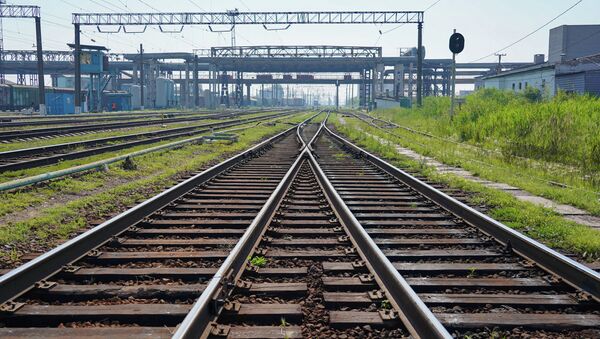 Железнодорожные пути, иллюстративное фото - Sputnik Қазақстан