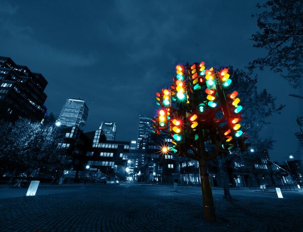 Светофорное дерево в Лондоне  - Sputnik Казахстан