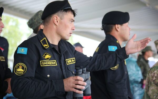 Казахстанские военные на Танковом биатлоне - Sputnik Казахстан