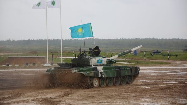 Казахстанские военные на Танковом биатлоне - Sputnik Қазақстан