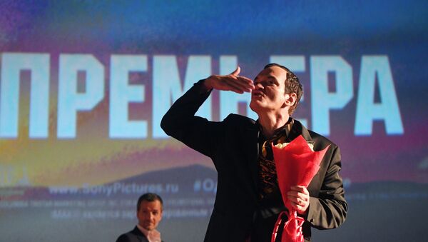 Режиссер Квентин Тарантино во время российской премьеры своего фильма Однажды в... Голливуде - Sputnik Казахстан