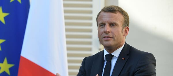 Президент Франции Эммануэль Макрон Президент Франции Эммануэль Макрон - Sputnik Казахстан