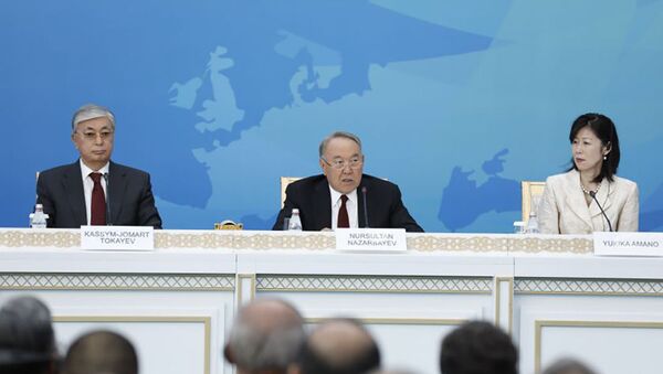 Церемония награждения Назарбаевской премией за мир без ядерного оружия и глобальную безопасность  - Sputnik Казахстан