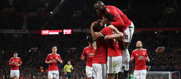 Футбол. Лига чемпионов. Матч Манчестер Юнайтед - ЦСКА, архивное фото Футбол. Лига чемпионов. Матч Манчестер Юнайтед - ЦСКА, архивное фото - Sputnik Казахстан