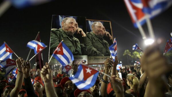 Прощание с Фиделем Кастро на Кубе - Sputnik Казахстан