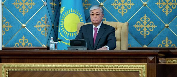Президент Казахстана Касым-Жомарт Токаев на совместном заседании палат парламента - Sputnik Казахстан