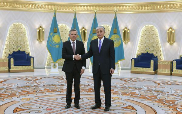 Президент Казахстана Касым-Жомарт Токаев принял верительные грамоты у послов десяти государств - Sputnik Казахстан