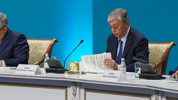 Президент Касым-Жомарт Токаев открыл первое заседание национального совета общественного доверия, архивное фото - Sputnik Казахстан