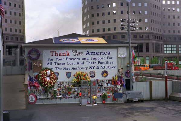 На месте Всемирного Торгового центра, взорванного террористами в Нью-Йорке 11 сентября 2001 года - Sputnik Казахстан