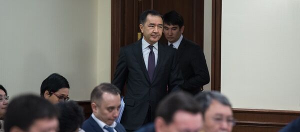 Премьер-Министр Республики Казахстан Бакытжан Сагинтаев Премьер-Министр Республики Казахстан Бакытжан Сагинтаев - Sputnik Казахстан