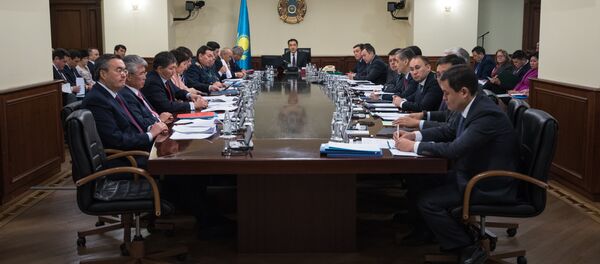 Архивное фото заседания правительства РК Архивное фото заседания правительства РК - Sputnik Казахстан